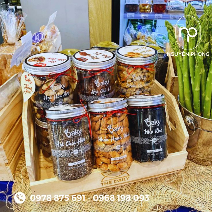 Mẫu in tem trên nắp hộp